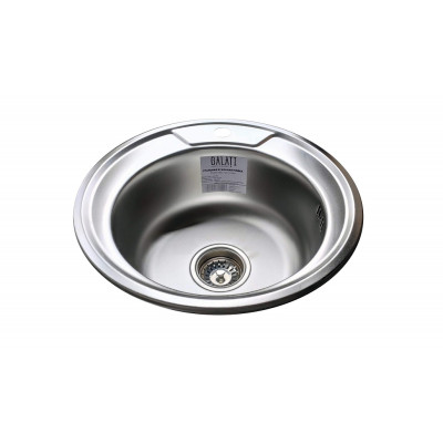 Кухонная мойка нержавеющая сталь толщиной 0,8 мм Romzha Sorin Mini Satin