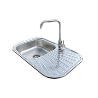 Комплект мийка + змішувач Romzha Liuba Satin (B)