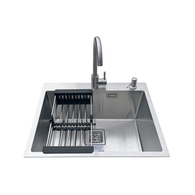 Комплект мийка + змішувач Romzha Arta Nova U-550 Max (A)