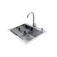 Комплект мийка + змішувач Romzha Arta Nova U-550 Max (A)