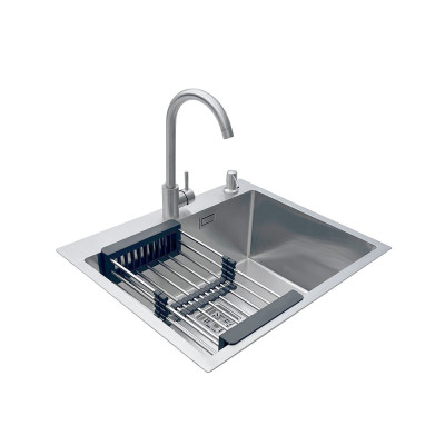 Комплект мийка + змішувач Romzha Arta Nova U-550 Max (A)