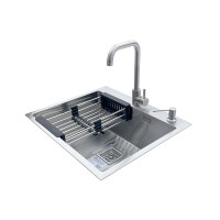 Комплект мийка + змішувач Romzha Arta Nova U-550 Max (B)