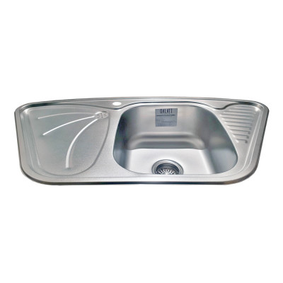 Кухонная мойка нержавеющая сталь толщиной 0,8 мм Romzha Meduza Nova Textura