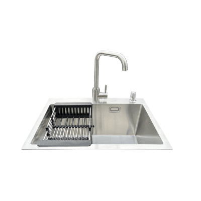 Комплект мойка + смеситель Romzha Arta Nova U-550 (B)