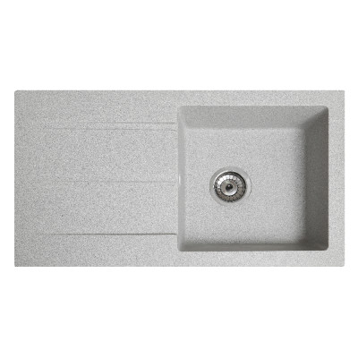 Кухонная мойка гранитная Romzha Quadro в цвете серый Seda 601