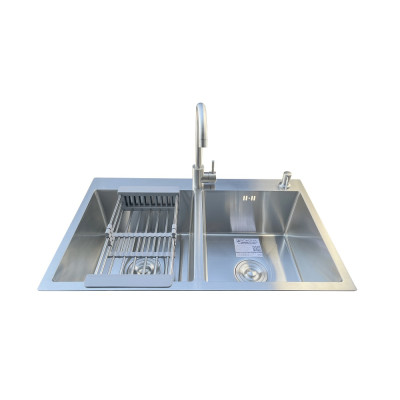 Комплект мийка + змішувач Romzha Arta U-730D (A)