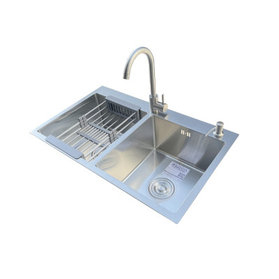 Комплект мийка + змішувач Romzha Arta U-730D (A)