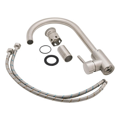 Комплект мийка + змішувач Romzha Arta U-730D (A)