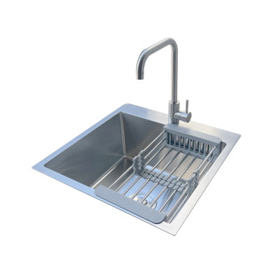 Комплект мийка + змішувач Romzha Arta U-450 (B)