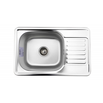 Кухонная мойка нержавеющая сталь толщиной 0,8 мм Romzha Bogna Satin