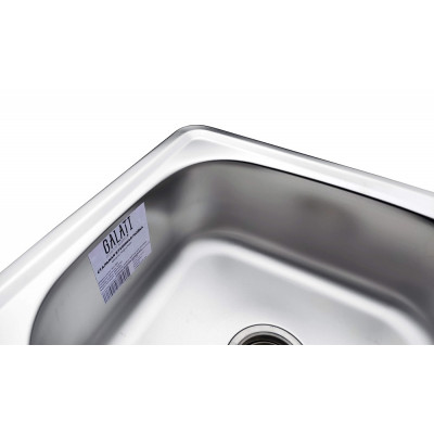 Кухонная мойка нержавеющая сталь толщиной 0,8 мм Romzha Bogna Satin