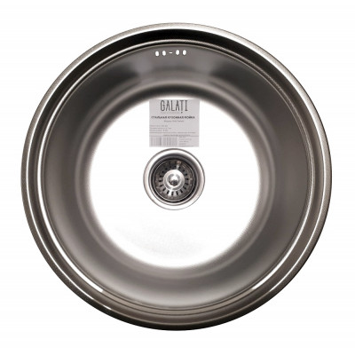 Кухонная мойка нержавеющая сталь толщиной 0,8 мм Romzha Pula Textura