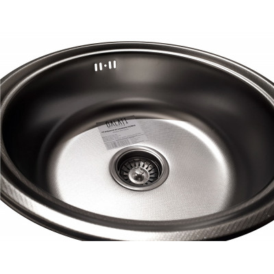 Кухонная мойка нержавеющая сталь толщиной 0,8 мм Romzha Pula Textura
