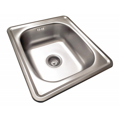 Кухонная мойка нержавеющая сталь толщиной 0,8 мм Romzha Nicola Textura
