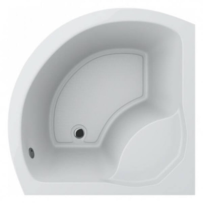 Піддон душовий напівкруглий глибокий AVARO SWAN панель+ніжки 83*83*43см