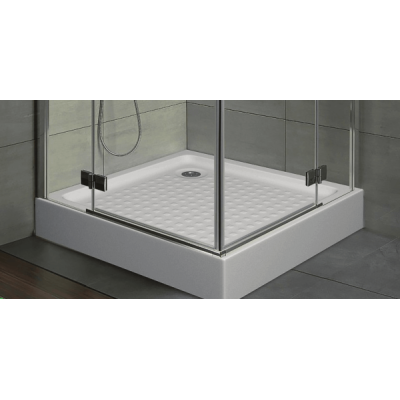 Піддон душовий квадратний низький ARDEN SWAN панель+ножки 90*90*13см