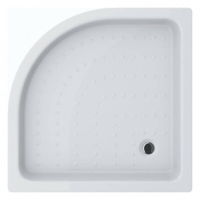 Піддон душовий напівкруглий низький RIKO SWAN панель+ніжки 90*90*15см