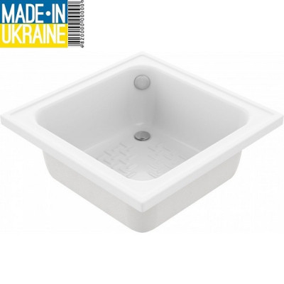 Піддон душовий квадратний глибокий MARTIN SWAN панель+ніжки 80*80*30см