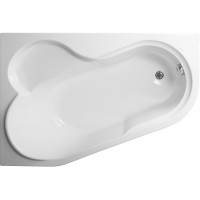 Ванна акриловая асимметрия левая Vagnerplast SELENA 147х100 см