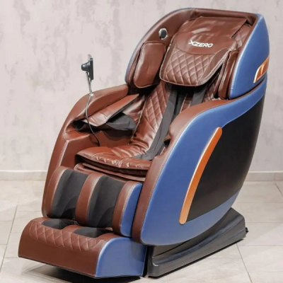 Масажне крісло XZERO Y14 SL Premium BLUE сине для росту до 200см та вагою до 145кг