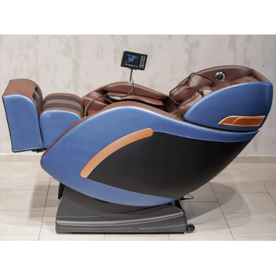 Масажне крісло XZERO Y14 SL Premium BLUE сине для росту до 200см та вагою до 145кг