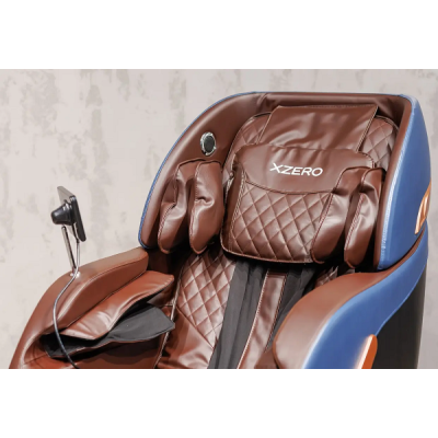 Масажне крісло XZERO Y14 SL Premium BLUE сине для росту до 200см та вагою до 145кг