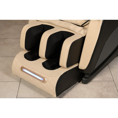 Масажне крісло XZERO V11 BLACK-BEIGE чорно-бежеве для росту до 180см та вагою до 110кг