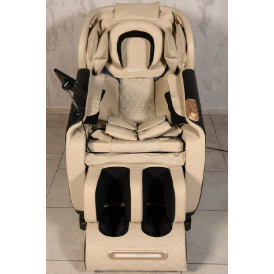 Масажне крісло XZERO V11 BLACK-BEIGE чорно-бежеве для росту до 180см та вагою до 110кг