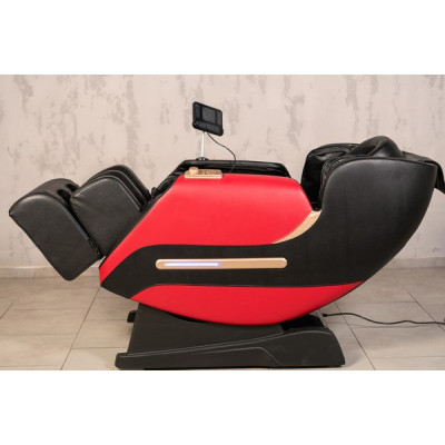 Массажное кресло XZERO V11 Black-Red чёрно-красное для роста до 180см и весом до 110кг