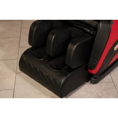 Массажное кресло XZERO V11 Black-Red чёрно-красное для роста до 180см и весом до 110кг