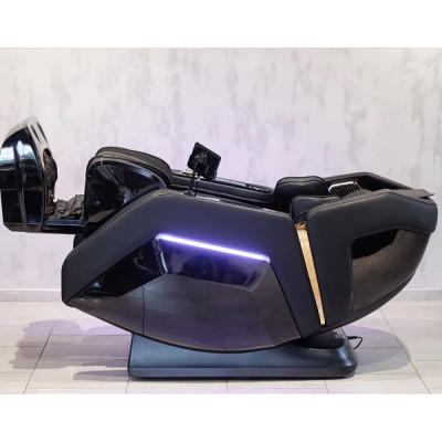 Масажне крісло XZERO LX100 Luxury+ BLACK чорне для росту до 200см та вагою до 140кг