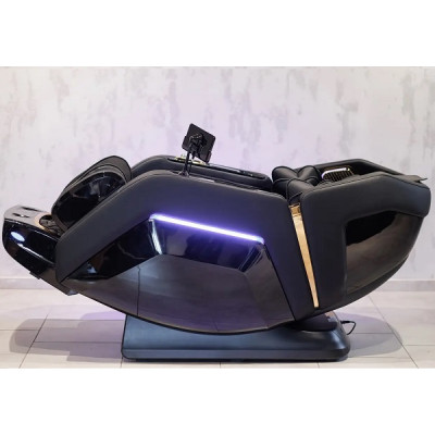 Масажне крісло XZERO LX100 Luxury+ BLACK чорне для росту до 200см та вагою до 140кг