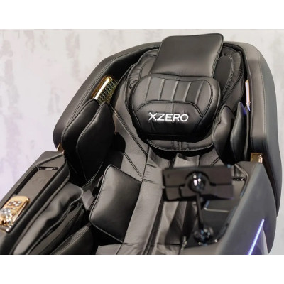 Масажне крісло XZERO LX100 Luxury+ BLACK чорне для росту до 200см та вагою до 140кг