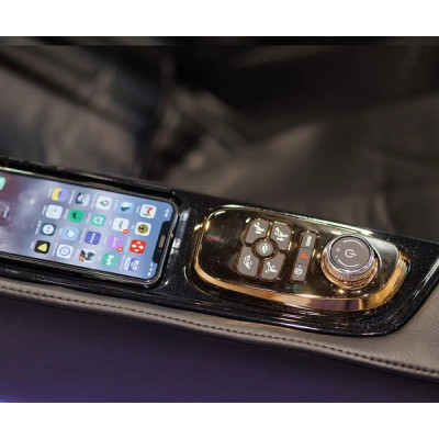 Масажне крісло XZERO LX100 Luxury+ BLACK чорне для росту до 200см та вагою до 140кг