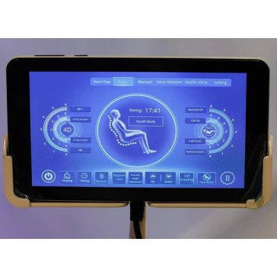 Масажне крісло XZERO LX100 Luxury+GREEN зелене для росту до 200см та вагою до 140кг