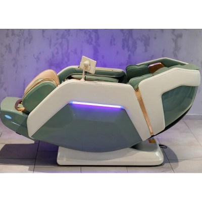 Масажне крісло XZERO LX100 Luxury+GREEN зелене для росту до 200см та вагою до 140кг