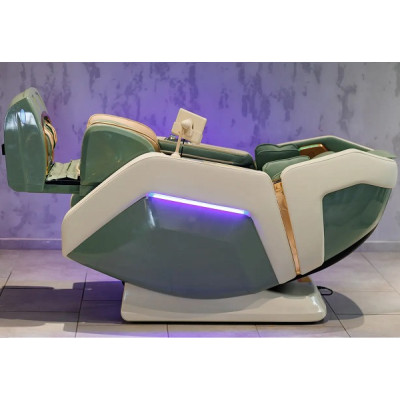 Масажне крісло XZERO LX100 Luxury+GREEN зелене для росту до 200см та вагою до 140кг