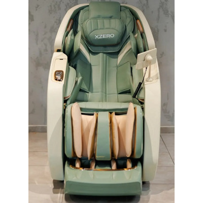 Масажне крісло XZERO LX100 Luxury+GREEN зелене для росту до 200см та вагою до 140кг