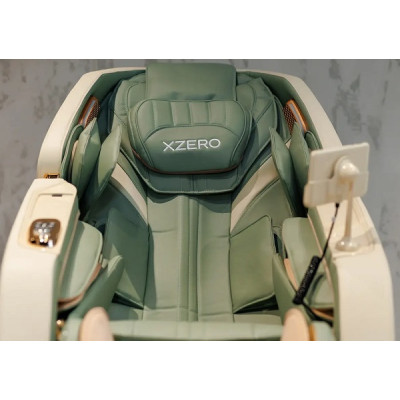 Масажне крісло XZERO LX100 Luxury+GREEN зелене для росту до 200см та вагою до 140кг