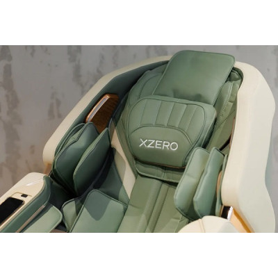 Масажне крісло XZERO LX100 Luxury+GREEN зелене для росту до 200см та вагою до 140кг