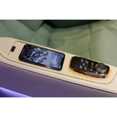 Масажне крісло XZERO LX100 Luxury+GREEN зелене для росту до 200см та вагою до 140кг