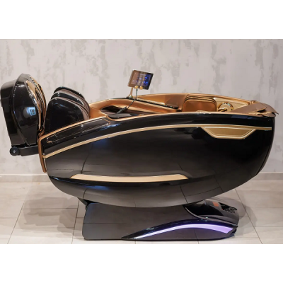 Масажне крісло XZERO LX99 Luxury BLACK-GOLD чорно-золоте для росту до 200см та вагою до 150кг