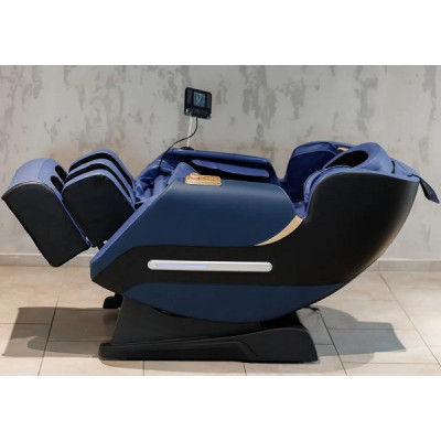 Массажное кресло XZERO V11 BLUE cинее для роста до 180см и весом до 110кг