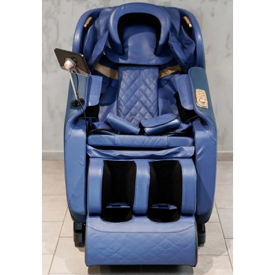 Массажное кресло XZERO V11 BLUE cинее для роста до 180см и весом до 110кг