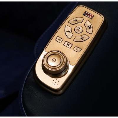 Массажное кресло XZERO V11 BLUE cинее для роста до 180см и весом до 110кг