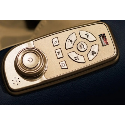 Массажное кресло XZERO V11 BLACK-WHITE чёрно-белое для роста до 180см и весом до 110кг