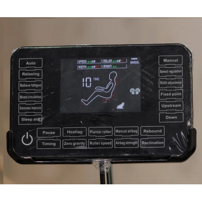 Масажне крісло XZERO X6 SL GREEN зелене для росту до 185см та вагою до 130кг