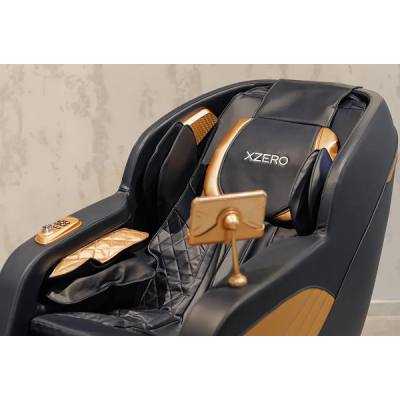 Масажне крісло XZERO Y5 SL BLUE-GRAY сіро-блакитне для росту до 190см і вагою до 130кг