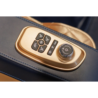 Масажне крісло XZERO Y5 SL BLUE-GRAY сіро-блакитне для росту до 190см і вагою до 130кг