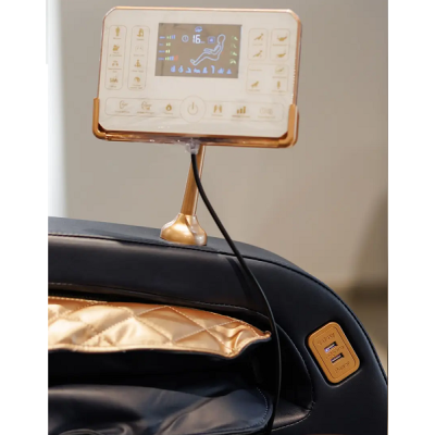 Масажне крісло XZERO Y5 SL BLUE-GRAY сіро-блакитне для росту до 190см і вагою до 130кг